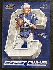 Tom Brady 2018 Score Football Captains New England Patriots #18