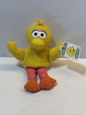Big Bird Vintage 1999 Sesame Street Kellogg's Mini Beans 4'' Plush Toy