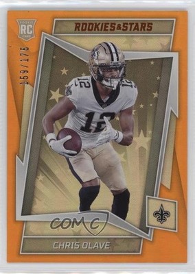 2022 Panini Rookies & Stars Rookies Orange 159/175 Chris Olave #113 RC 13d7