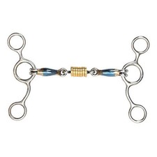 Shires Blue Sweet Iron Tom Thumb Roller Bit