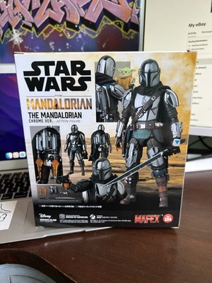 MAFEX The Mandalorian No.256 Chrome Action Figure Star Wars | eBay