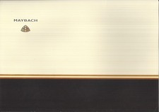 DOSSIER MAYBACH 57 et 62 Avec 3 PHOTOS - ANNEES 80/90