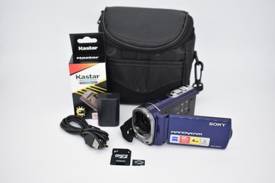 Sony Handycam DCR-SX44 Digital Video Camera Camcorder 60x Zoom Bundle - Tested