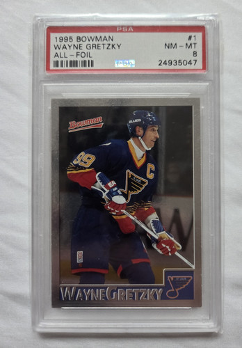 Wayne Gretzky [Foil] #1 1995 Bowman card