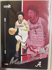 Alabama Basketball Mark Sears Signed card 