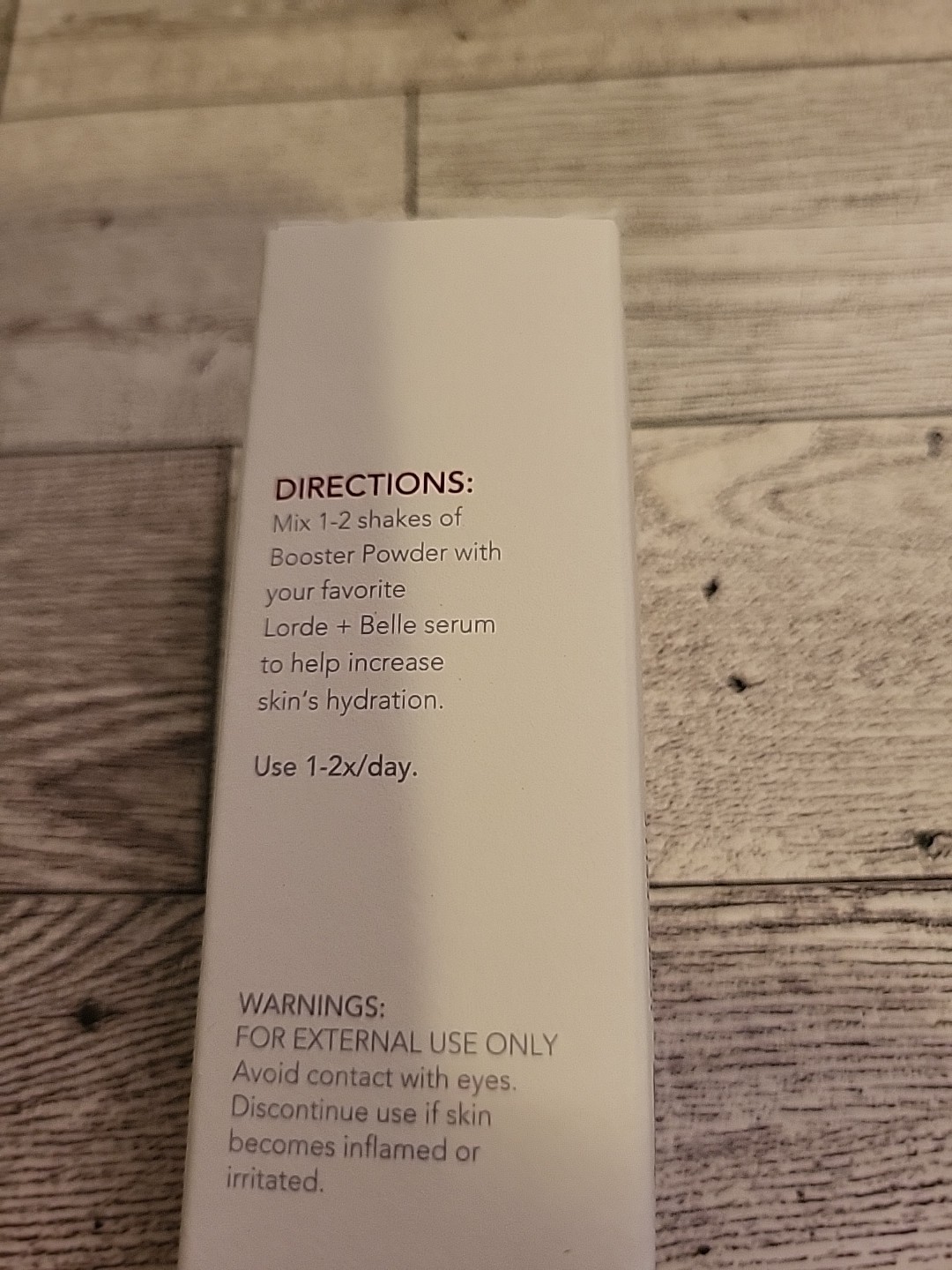 Lorde & Belle Hydra Max Booster 0.1 Oz RETAIL $59 New In Box 