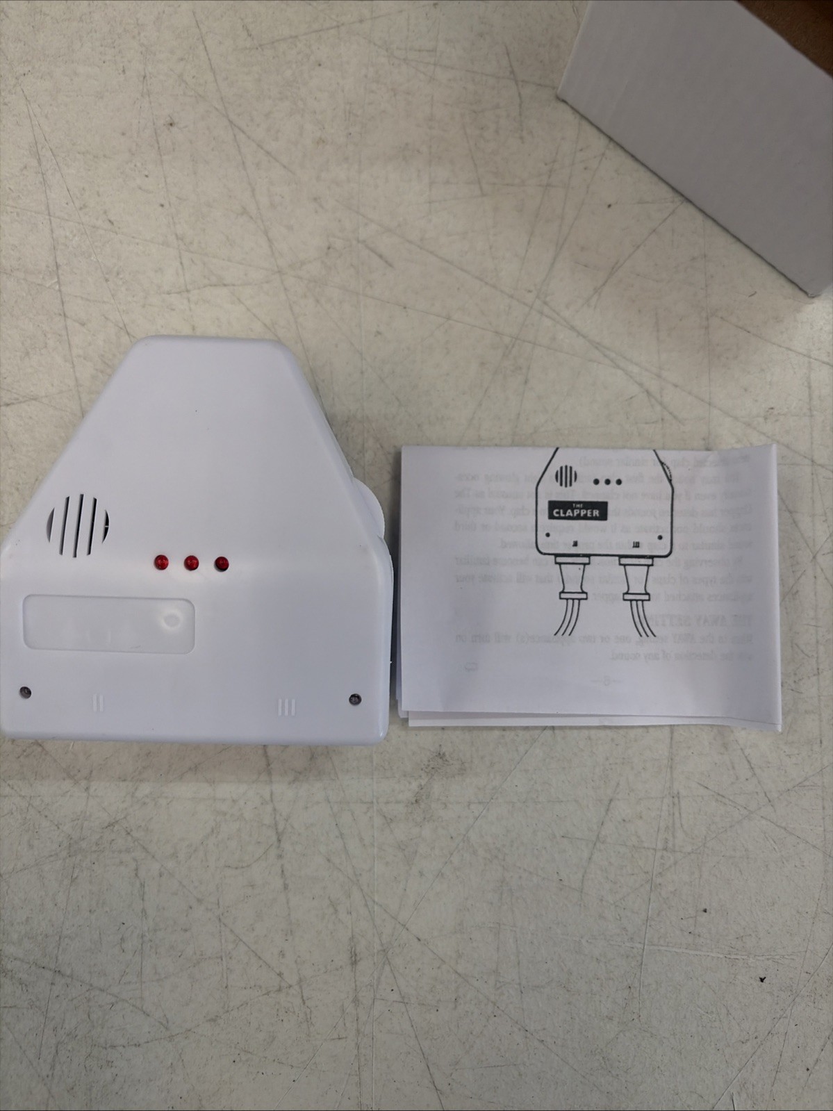 The Original Clapper Sound Activated Clap ON Clap OFF Electric Light Switch