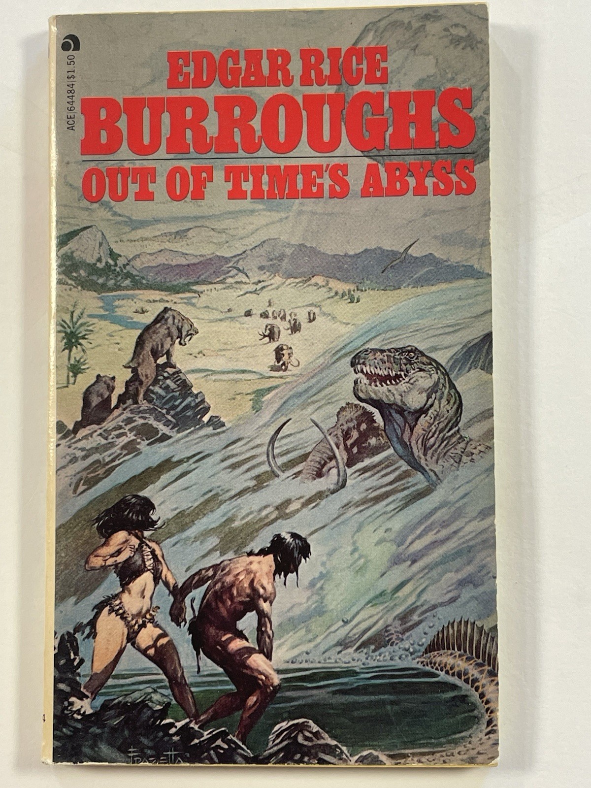 OUT OF TIME'S ABYSS Edgar Rice Burroughs vintage PB Ace