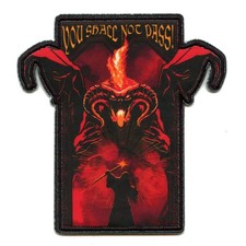 The Lord Of The Rings Patch You Shall Not Pass Sublimated Iron On