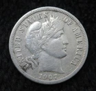 New Listing1907-S Barber Dime * Great Coin for a Book * A1018