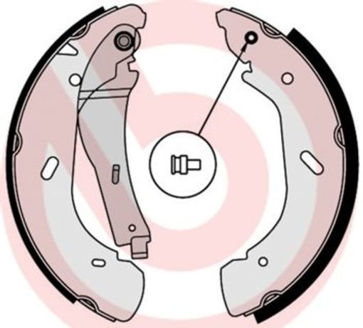 BREMBO S 56 513 Bremsbackensatz Hinten für Transit Maxus - Bild 5