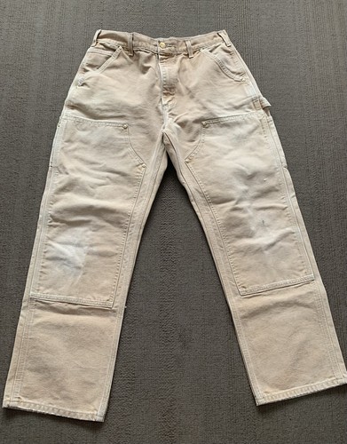 Pantalone Carhartt B01 BRN doppio ginocchio 33x30 largo vestibilità originale