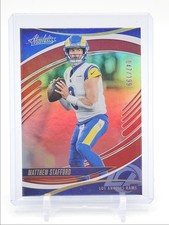 MATTHEW STAFFORD 2025 ABSOLUTE FOOTBALL SPECTRUM RED RAMS #42 /199 Q4561