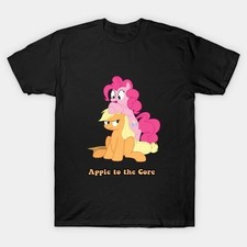 Applejack Pinkie Pie My Little Pony Graphic Tee Unisex Cotton Vintage T-Shirt