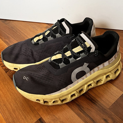 On Cloudmonster Herren Sneaker gepolstert Blau/Beige EU 44