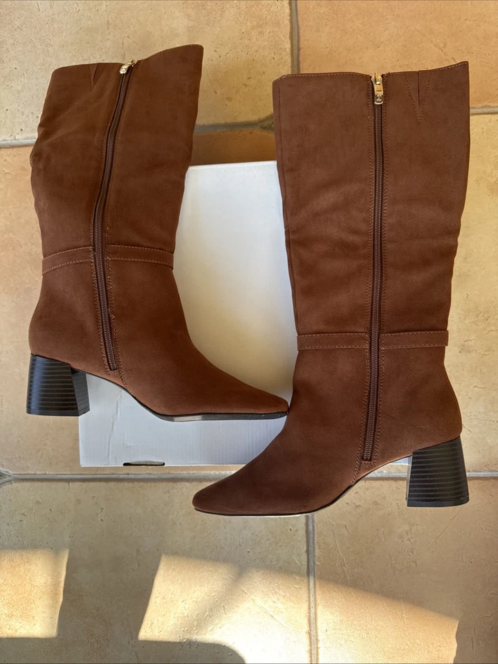 Talla 7.5 Mujer Liz Clairborne Rigsbee Marrón Oscuro Coñac Foto 3 de 3