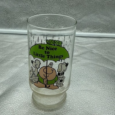 1979 Hardee's Ziggy Drinking Glass ''Be Nice To Little Things''#94