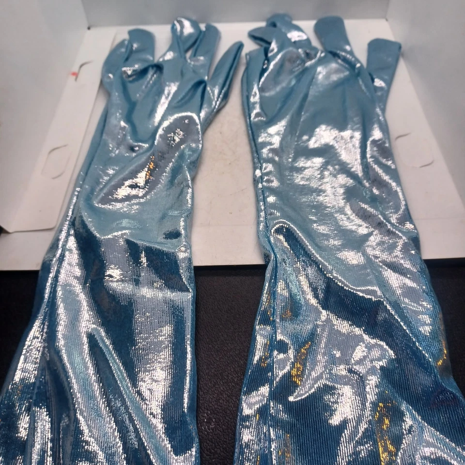 Sexy Bunny Costume, Sz Small, Gloves, Ears, Fishnets And Fuzzy Tail. Sexy Silver - Image 2 of 4