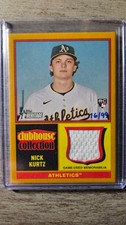 2025 Topps Heritage - Nick Kurtz #CCR-NK (MEM, RC) JERSEY MATCH #16/99