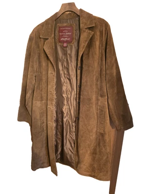 Eddie Bauer - Damen Wildledermantel rotbraun Größe XL - gebraucht - Bild 1 von 3