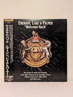 Emerson Lake and Palmer: Welcome Back LaserDisc Live Japan VILP 49 OBI Insert