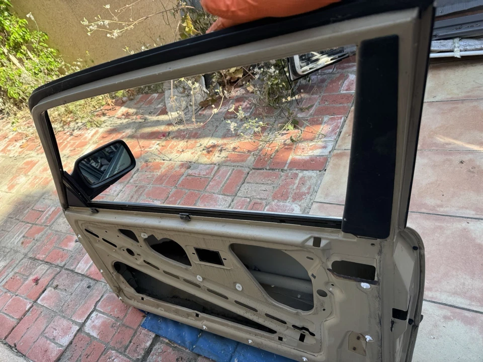 BMW 325I 1987 1991 OEM pasajero puerta derecha negro convertible E30 Foto 3 de 3