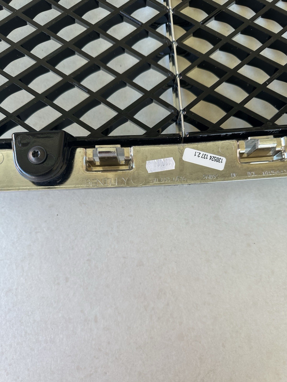 BENTLEY CONTINENTAL GT GTC FRONT BUMPER GRILL CHROME 2020 2021 2022 3SD853667A