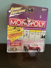 Johnny White Lightning Monopoly Dice/Money '32 Ford Hi Boy