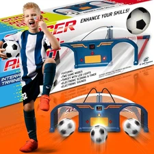 Soccer Trainer Exercises Training Set Improve Agility First Touch Ball Control