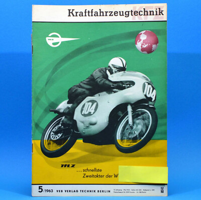 DDR KfT Kraftfahrzeugtechnik 5 1963 MZ MIFA Diamant DAF 600 Ford Cortina A
