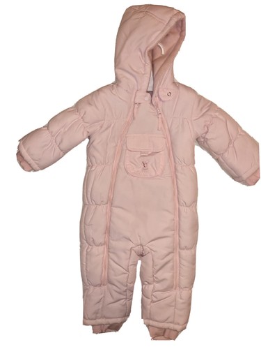Tuta imbottita CHICCO Come Nuova Rosa Tg 9 mesi con cappuccio | eBay