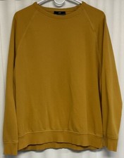 H M Women's Pullover Sweatshirt Large Yellow
