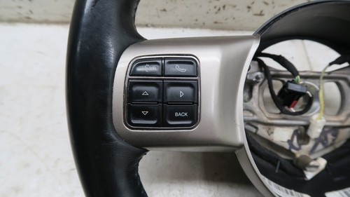 2011-2013 Jeep Grand Cherokee OEM Steering Wheel W/Switches 1JH901XLAG - Picture 4 of 12