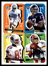 1995 Collector's Choice Update #53 Sherman Williams/Brown/Moore/Shuler Stick-Ums