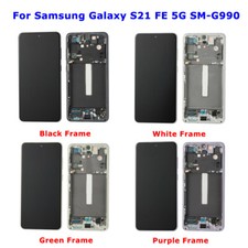 OEM OLED Display For Samsung Galaxy S21 FE 5G SM-G990 LCD Touch Screen Digitizer