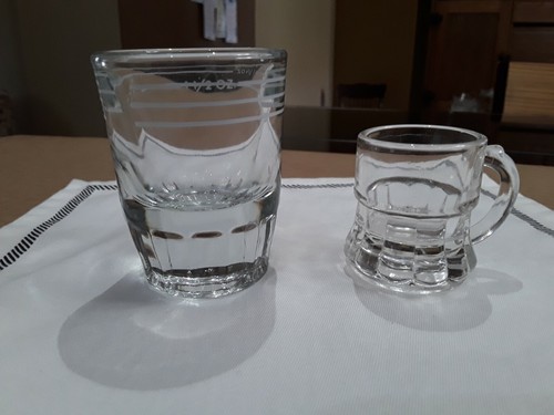 Shot Glasses Assorted Liqueur Whiskey Tequila Scotch Gin Mixed Drinks Shooters - Foto 3 di 5