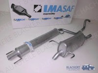 Imasaf Auspuffset FüR Opel Zafira B 1.6 2005-2012 | Mitteltopf + Endtopf