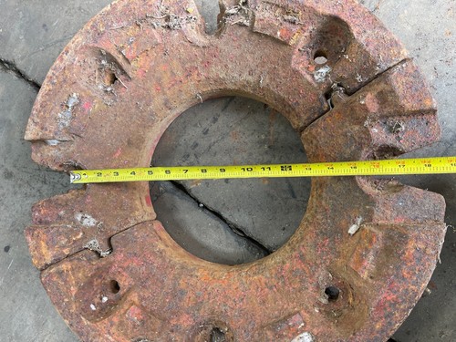1962 International IH 606 Gas Tractor Rear Wheel Weights 365321R2 - Picture 9 of 12