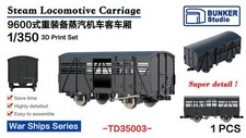 BUNKER Studio TD35003 1/350 locomotiva a vapore carrozza set stampa 3D