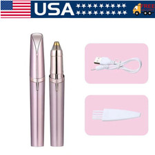 Electric Eyebrow Trimmer Shaver Razor Facial Hair Remover Shaper Ladies Women US