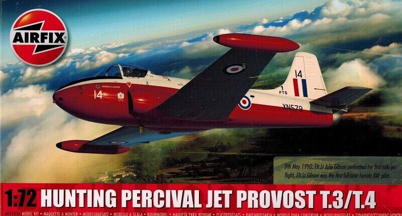 AIRFIX  1:72  KIT AEREO  HUNTING PERCIVAL JET PROVOST T.3/T.4    A02103A serie 2