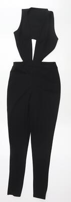 In the Style Damen Jumpsuit schwarz Polyester Einteiler Größe 6 L24 im Pullover - 