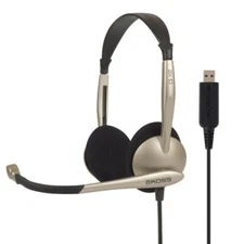 Koss CS100 USB Communication Headsets - Mono - USB - Wired - 32 Ohm - 30 Hz