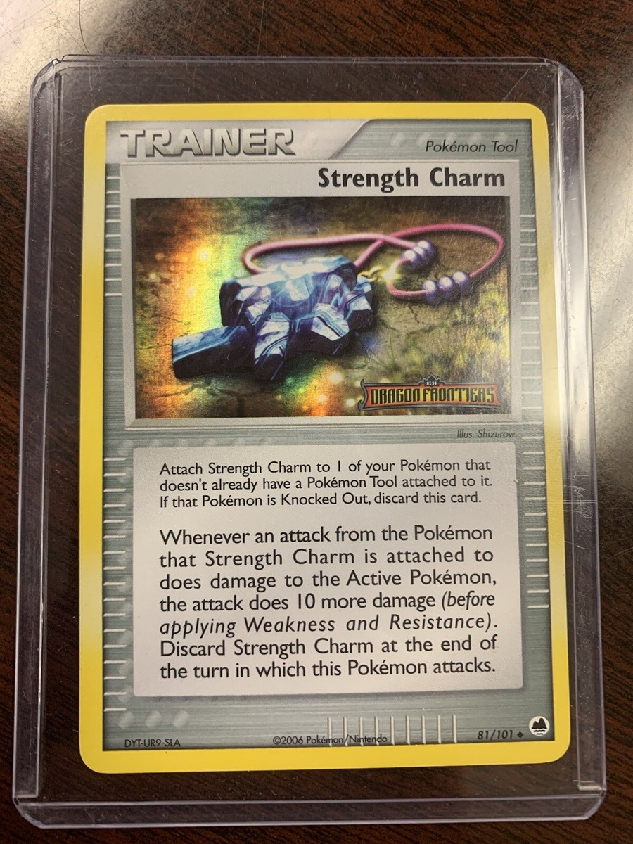 Strength Charm Trainer 81/101 - Pokemon Card - Holographic - Dragon  Frontiers | eBay