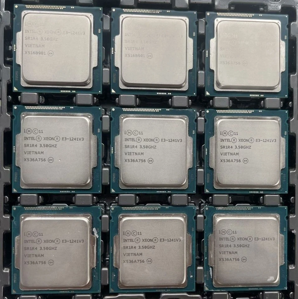 Intel Xeon E3-1241 V3 SR1R4 LGA-1150 CPU Processor 3.50 - 3.90GHz 4-Core 8MB 80W - Image 3 of 3