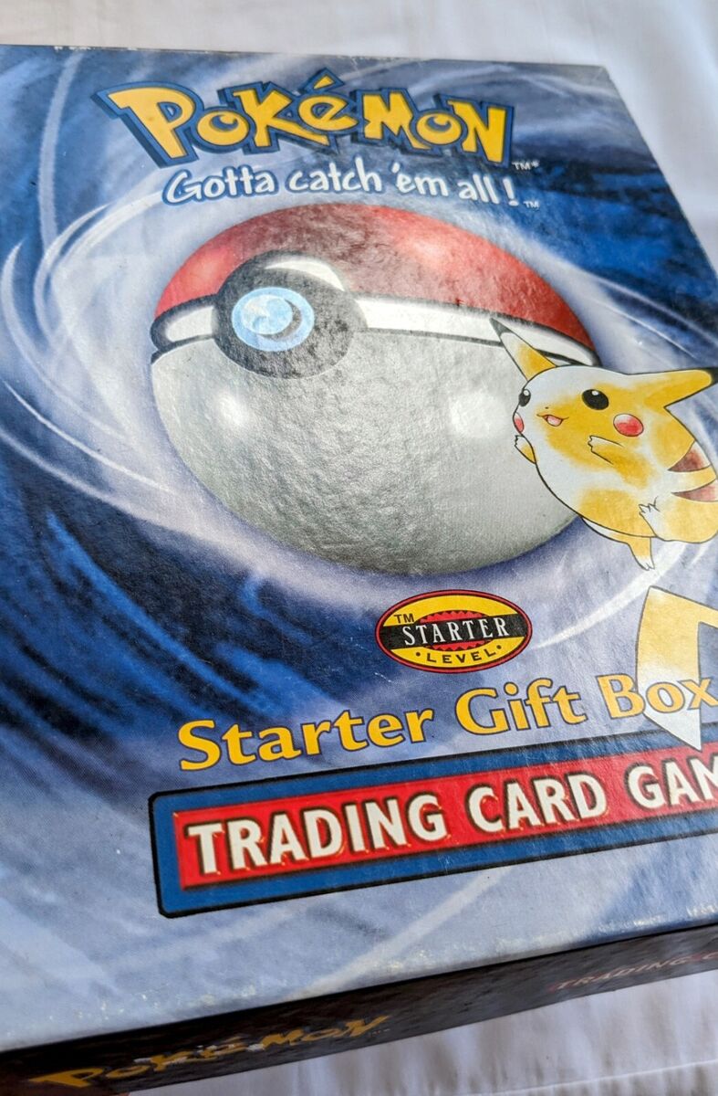 1999 Pokemon STARTER GIFT BOX Base (Empty No Cards) Vintage 1999 Pokemon STARTER GIFT BOX Base (Empty No Cards) Vintage