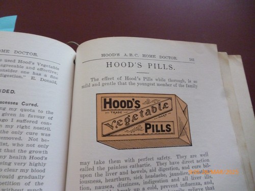 C.I. HOOD LONDON HOOD'S A.B.C. HOME DOCTOR CHEMIST/MEDICINES 1916 RARE BOOKLET - Picture 11 of 19