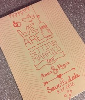20 Birdcage Save The Date - Cards With Envelopes 20 Birdcage Save The Date - Cards With Envelopes