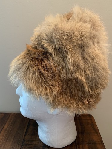 Vintage 70s Adolfo II Womans Brown Fur Hat New York Paris Montaldos RARE - Picture 6 of 15