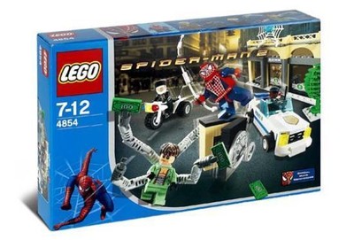 spiderman bank lego